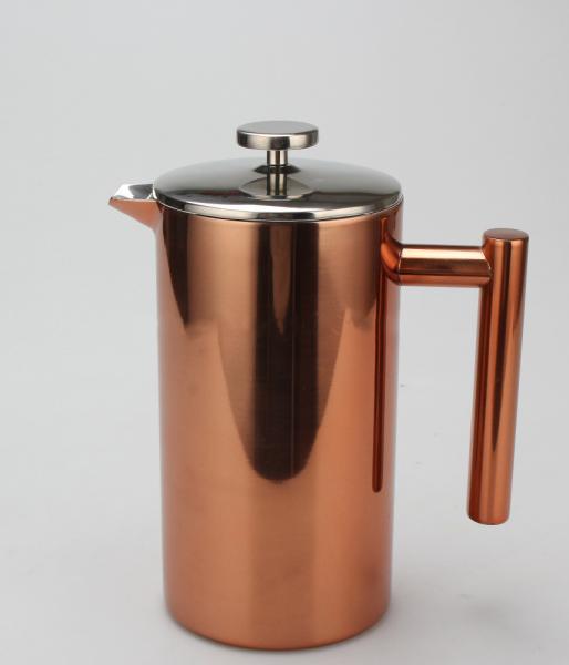 Buy cheap Round Metal French Press Ss 304 350 / 500 / 800 / 1000 / 1500ml from wholesalers