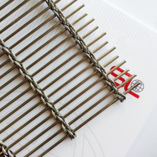 Buy cheap Customizable Architectural Woven Wire Mesh / Stainless Steel Woven Wire Mesh for Facades from wholesalers