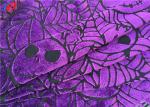 High Stretch Burnout Velvet Fabric , Embossed Velvet Upholstery Fabric Patterned