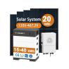 Buy cheap solar battery cases system 15kwh 20kwh 25kw 30kw 35kw 40kw stackable solar generator from wholesalers