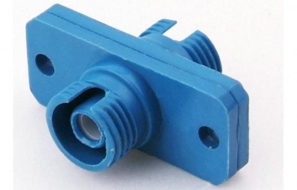 Buy cheap Fiber optic FC/APC adapter with plastic housing long flange low loss ,single mode from wholesalers