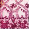 Buy cheap African Sequin Lace Fabric Embroidery 1 Yard Length For Wedding Dress from wholesalers