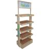 Buy cheap Customized Plywood Display Stand for Cookies Wooden Solidwood Material Dessert Display Shelf for Bakery Shop from wholesalers