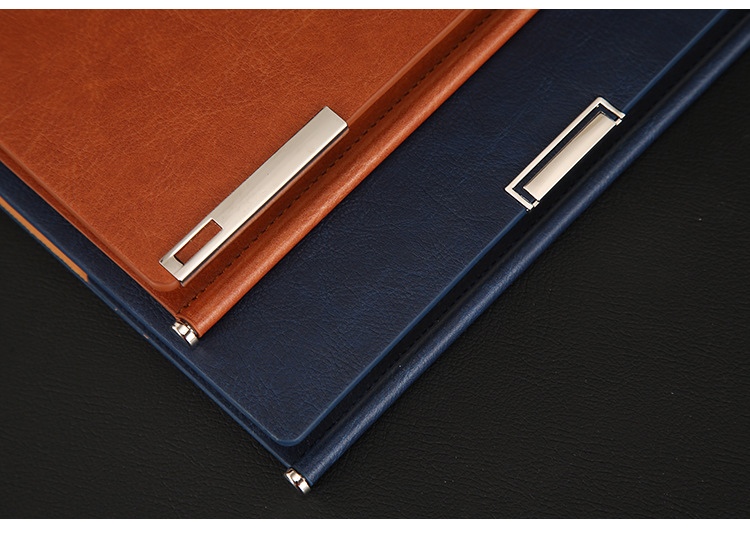 Customized A5 Business Notebook with Portable Loose-leaf Design and Leather Cover