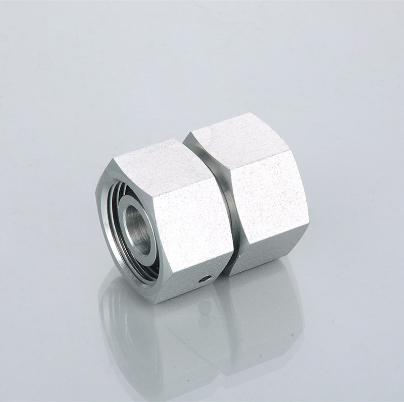 Hydraulic Metric Bite-Type Fitting Straight Tube Adapter with Swivel Nut 3c-W 3D-W