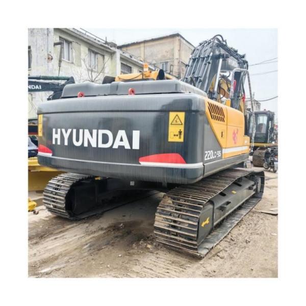 Korean Used Hyundai 220 Crawler Excavator Digger 22 Tons with 1.05m3 Bucket