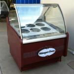 3 Layers Insulated Low E Glass Electric Glass Ice Cream Display Container