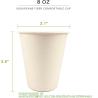 Buy cheap 16 oz Biodegradable Disposable Drinking Coffee Cups, Eco Friendly Premium Party Cups, Natural Unbleached, Upcycled from wholesalers