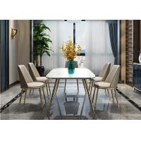 Buy cheap Fashionable 140x80x76cm Home Luxury Marble Dining Table product