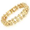 Buy cheap Fashion Jewellery Men Charm 316L Stainless Steel Bracelet, Locomotive chain bracelet silver color from wholesalers