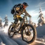 Full Suspension Electric Mountain Bike 48V 1000W 17.5Ah Hidden Lithium Battery