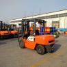 Buy cheap 2 Stage Diesel Powered Forklift Up To 4 Tons Orange Diesel Counterbalance from wholesalers