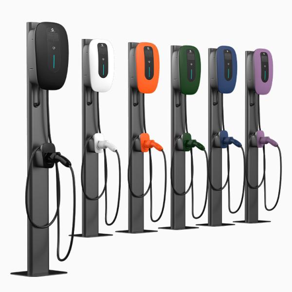Buy cheap UL 11KW 3 Phase Car EV Charger Wallbox IEC 62196-2 In Public Parking Lots from wholesalers