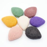 Buy cheap Natural Baby Organic Heart Facial Bath Konjac Sponge Washable 8.6*6.5*2.5cm product