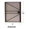 Buy cheap Black Safety Fencing Machine Guarding , Warehouse Steel Safety Guards 60 Lbs from wholesalers
