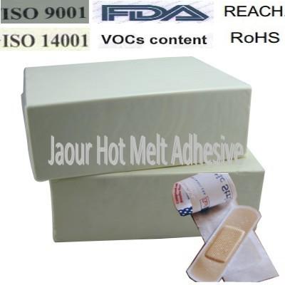 Skin Care Hot Melt Adhesive For Industry Tapes 100% Solid Block Milky White