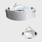 Outdoor Acrylic Jacuzzi Bathtubs Modern Spa Whirlpool Massage Corner lightweight