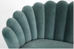 Nice wedding stainless steel wooden long back sofa