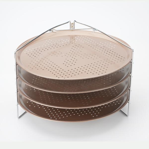 12.5 Inch 4 Piece Set Includes Stainless Steel Folding Cooling Storage Tray