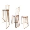 Buy cheap steel Metal furniture and stainless steel chair and tables mirror or brushed finish from wholesalers