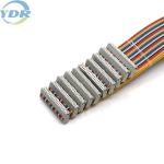 IDC 2.54 Pitch 34 Pin Flat Cable Rainbow Color UL2651 28AWG