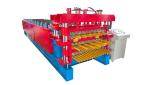 Three Layer Full Automatic Metal Roof Roll Forming Machine 0.3 - 0.8 mm