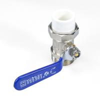 Buy cheap DN 10 High Pressure PPR Double Union Ball Valve 10 Year Warranty product