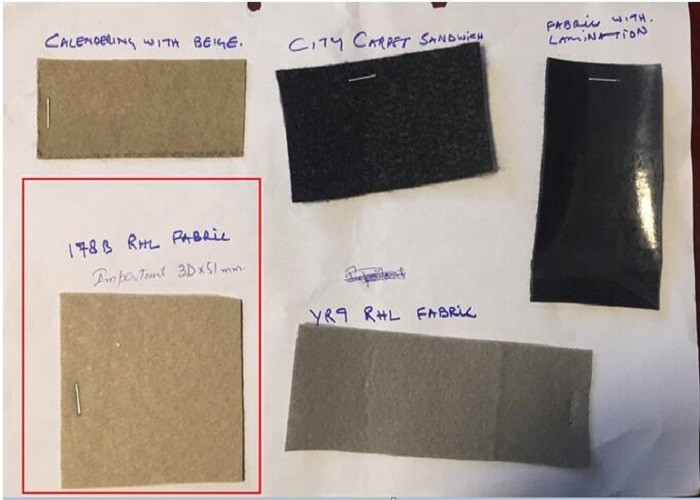 2.5Dtex X 51mm Dope Dyed Polyester High Elastic Car Roof Headlining Use