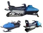 Yamaha400CC Snowmotorcycle Snowmotorbike Blue Snowmobile For Men / Women ,