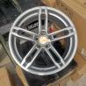 Buy cheap 5 Double Spoke ET21 21 Inch 5x112 Wheels , Titanium Grey Rims For Porsche from wholesalers
