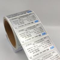 Buy cheap Synthetic White Waterproof Sticker Vinyl BOPP Printable Glossy Sticker Paper product