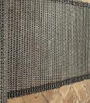 Food industrial Flat Flex Wire Extruded Steel Mesh Conveyor Belt For Bread