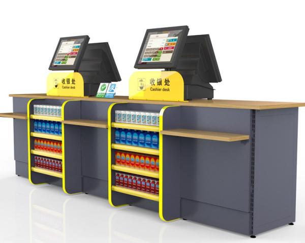Buy cheap Durable Cash Register Counter Stand , Retail Sales Counter Furniture from wholesalers