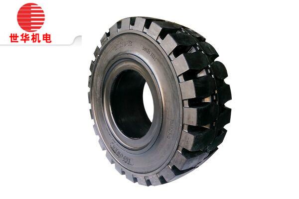 Buy cheap Black Colour 28x9-15 Solid Forklift Tires 698x698x205mm Size from wholesalers