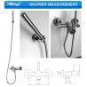 Buy cheap Wall Mounted SS304 Chroming Faucet Bath Shower Set from wholesalers