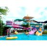 Buy cheap Anti Fade Commercial Spiral Water Slide For Indoor Resort Fiberglass Slide Rides from wholesalers