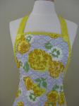 Ladies Apron, Floral Apron, Kitchen Apron, Full Cooking Apron, Gift For Women,