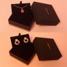Buy cheap Personalized Black Packaging Box For Jewelry Earring Necklace Bracelet from wholesalers