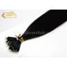Buy cheap 18 - 20 - 22 Inch Pre Bonded Hair Extensions for sale, 1.0 G Jet Black #1 Micro Nano Bead Tip Hair Extensions For Sale from wholesalers