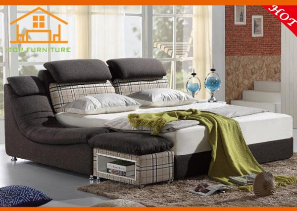 Buy cheap Residential interior design french home bedroom furniture Resonable price wooden carved cheap leather sofa bed from wholesalers