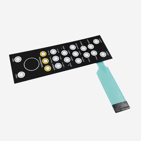 Buy cheap Industrial Tactile Membrane Keypad , PET LED Backlight Membrane Switch from wholesalers