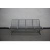 Buy cheap Street Park Outdoor Metal Benches Furniture With Back free standing from wholesalers