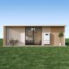 Buy cheap Deluxe Single Room Detachable Small Homes Prefab Office Container House with Solar Panel from wholesalers