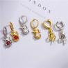 Buy cheap Little Bear Sterling Silver Crystal Jewelry Diamond Crystal Earrings OEM ODM from wholesalers