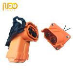 Large Current 250A Battery Pack Right Angle Socket HV 1000V Charger Plug