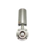 Stainless Steel Pneumatic 12'' Hygienic Butterfly Valves