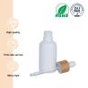 Buy cheap Smooth 30ml White Cylindrical Cosmetic Dropper Bottles Pink Orange from wholesalers