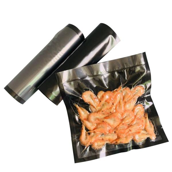 Buy cheap Household Black Vacuum Seal Rolls Poly Nylon Vacuum Pouches For Meat BPA from wholesalers
