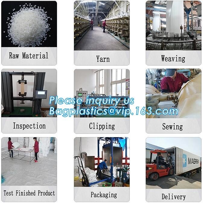 100% New Virgin Polypropylene PP Woven Big Bulk Bag Jumbo Bag FIBC For Packing Sand 1 Ton 1.5 Ton 2 Ton Made In package