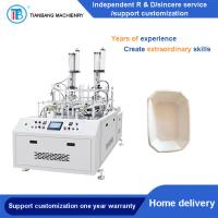 Buy cheap Disposable Rectangular Fast Food Paper Lunch Box Making Machine CHJ-A product